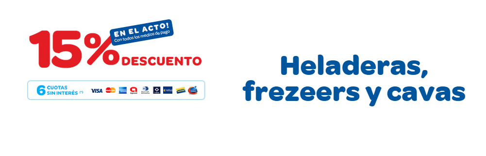 Heladeras y Freezers - Electrohogar Carrefour Argentina